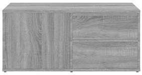 szürke sonoma színű szerelt fa TV-szekrény 80 x 34 x 36 cm