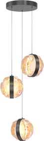 MAYTONI MOD379PL-L17B2-7K MISTERIO Modern Led Függesztett Lámpa Fekete, Sokszínű LED IP20