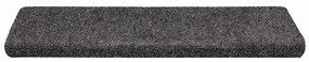 30 db szürke öntapadó lépcsőszőnyeg 65x21x4 cm