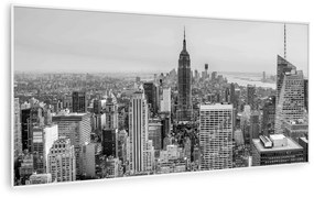 Klarstein Wonderwall Air Art Smart, infravörös hősugárzó, 120 x 60 cm, 700 W, New York City