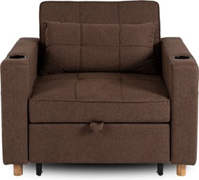 Dönthető fotel barna, SOLOR