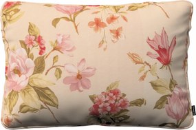 Párnahuzat 60x40 nagy virágok krémszínű alapon