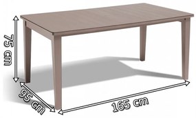 Futorini 4+1 kerti bútor garnitúra szett