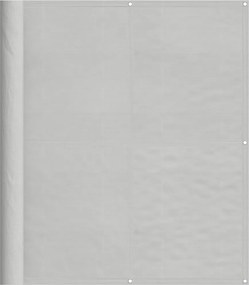 vidaXL világosszürke 100% oxford poliészter erkélyparaván 120 x 400 cm