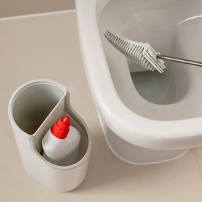 Premium világosbézs wc-kefe tárolóhellyel - Addis