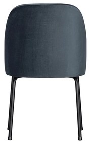 Kék bársony étkezőszék szett 2 db-os Vogue – WOOOD