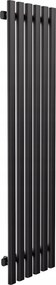 Fűtőtest Függőleges Dekorációs 180/45 Fekete Matt