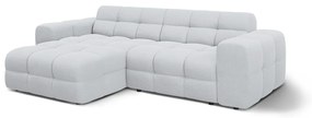 Világosszürke sarokkanapé (bal oldali-heverő résszel) Kendal – Micadoni