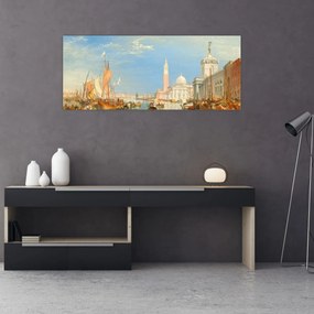 Kép - Joseph Mallord William Turner, Venice the Dogana and San Giorgio Maggiore, reprodukciók (120x50 cm)