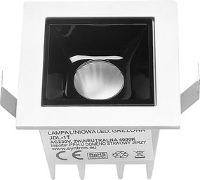 DomenoLED JDL-1T 576 Beépíthető spotlámpa 2W/LED 3000K 160LM