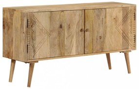 tömör mangófa tálalószekrény 110 x 30 x 60 cm