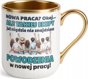 Prémium bögre Arany Búcsú Távozás Munka Ajándék