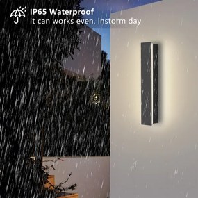 Brilagi - LED kültéri fali lámpatest LINEAR LED/8W/230V 3000K IP65 antracit