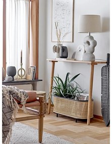 Krémszínű pamutkeverék szőnyeg 150x210 cm Saxo – Bloomingville