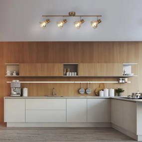 Rabalux 5550 - Spotlámpa HOLLY 4xE14/40W/230V arany