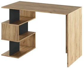 Számítógépasztal Abaras (artisan tölgy + grafit). 1033970