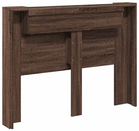 Fejtámla polcokkal Barna Tölgy 140 x 16,5 x 103,5 cm Faanyag