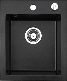 Gránit mosogató Konyhai mosogató Rigo egymedencés, csepegtető nélküli