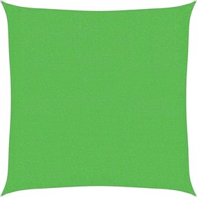 vidaXL világoszöld HDPE napvitorla 160 g/m² 2,5 x 2,5 m