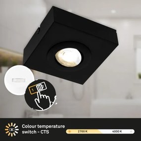 Briloner 3996015 - LED Spotlámpa CTS LED/4W/230V 2700/4000K fekete