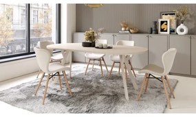 ARTUR bővíthető étkezőasztal, bézs
