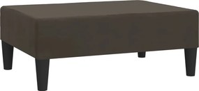 vidaXL sötétszürke bársony lábzsámoly 78 x 56 x 32 cm