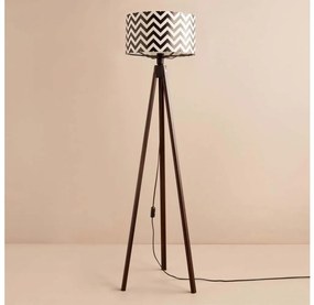 Állólámpa AYD 1xE27/40W/230V barna/fekete/fehér