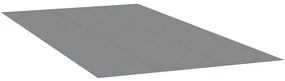 Világosszürke poliészter geotextília medencealátét 640 x 321 cm