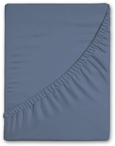 Kék gumis flanel lepedő 90x200 cm – Good Morning