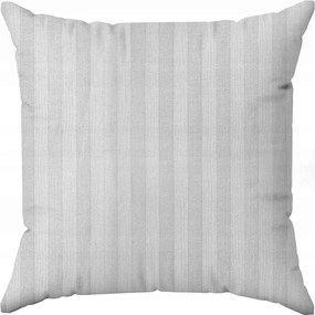 Szatén párnahuzat 40x40 Vera szürke világos damaszt csíkos