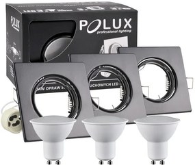 Polux OLIN 305879 Beépíthető spotlámpa 1x3,5W/GU10 3000K 250LM IP20