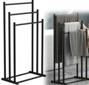 Törölközőtartó Állvány 3 szintes álló fürdőszobai akasztó