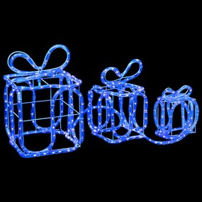 bel- és kültéri karácsonyi díszdobozok 180 LED-del