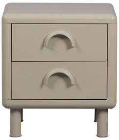 Bézs fém éjjeliszekrény Rune – WOOOD