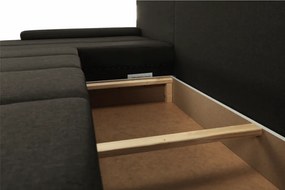 Ülőgarnitura, szövet barna, TONIKS