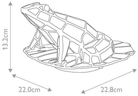 Elstead QZ-FROG-TL - LED dekorációs TIFFANY lámpa 1xG9/3W/12/230V béka