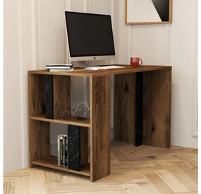 PC asztal Limba (dió + fekete). 1088799