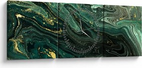 Kép - Zöld márvány (órával) (90x30 cm)