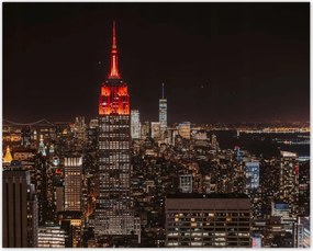 Poszterek 50x40 New York felülnézet