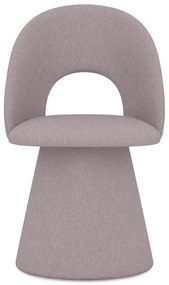 Levendula színű kárpitozott étkezőfotel Kalo – Makamii