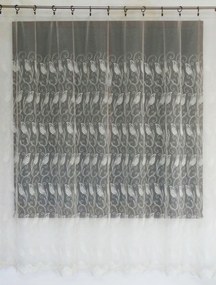 Mg Függöny Alt napellenző hímzés villanó ekrü 300x250