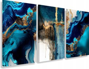 Modern vászonkép faliképek nappali triptichon Absztrakt