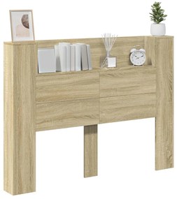 Fejtámla polcokkal Sonoma tölgy 140 x 16,5 x 103,5 cm Faanyag