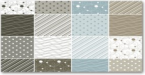 Konyhai panel Geometrikus minták 120x60 Ragasztó