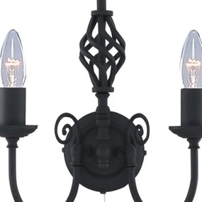 Searchlight 3380-2 - Fali lámpa ZANZIBAR 2xE14/60W/230V