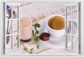 Poszterek 120x80 Kávé a kávéfőzőből