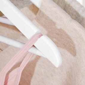 Juharfa vállfák, 20 db-os ruhaakasztó vállbevágásokkal