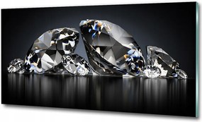 Fotó kép edzett üveg Szürke hullám 125x50