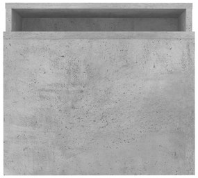 Betonszürke szerelt fa dohányzóasztal szett 100 x 48 x 40 cm