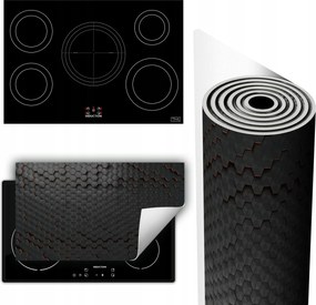 Vinil Tűzhelyvédő Szőnyeg Asztallap 90x52 szürke 3D